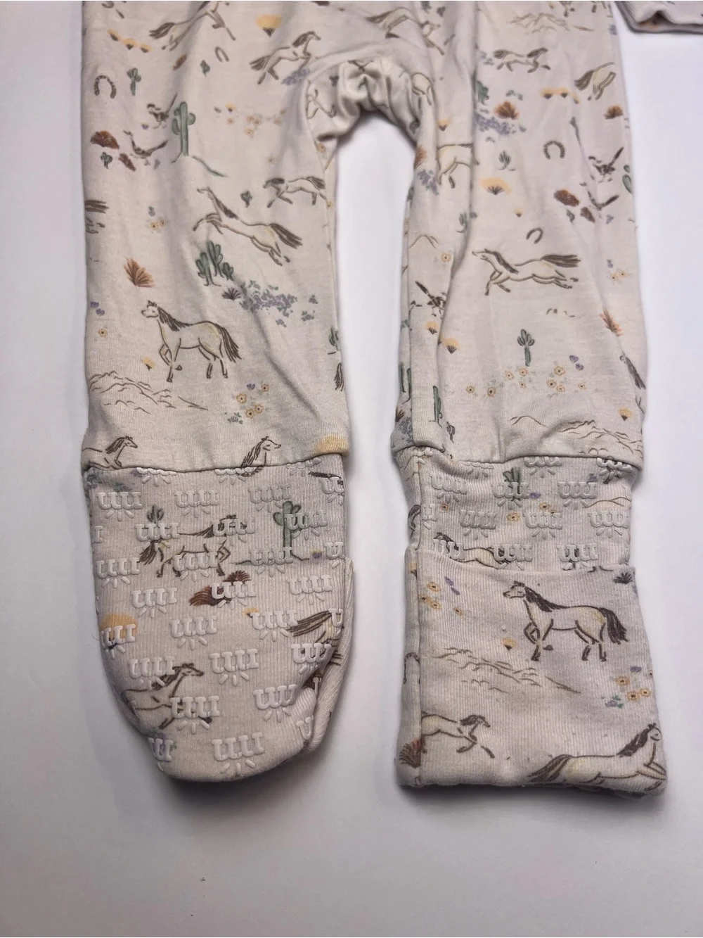Magnetic Me Born to Run Horse Desert Modal Footie Pajamas 6-9 Months